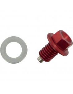 MOOSE RACING MAGNETISCHE ABLASSSCHRAUBEN ZIP-TY ROT KAWASAKI/SUZUKI 2