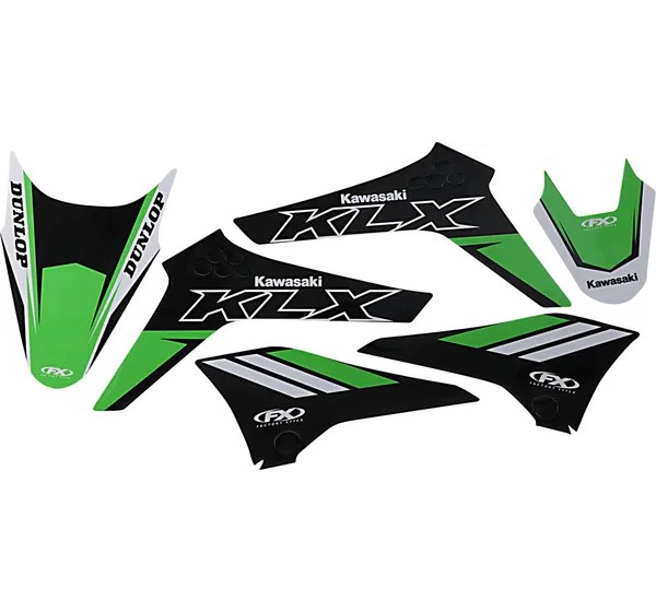 FACTORY EFFEX Dekorsätze & Aufkleber für KAWASAKI KLX 110 2010-2020