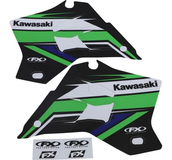 FACTORY EFFEX Dekorsätze & Aufkleber für KAWASAKI KDX 200 1995-2006