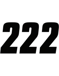 Zahlenaufkleber