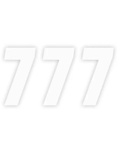 Zahlenaufkleber