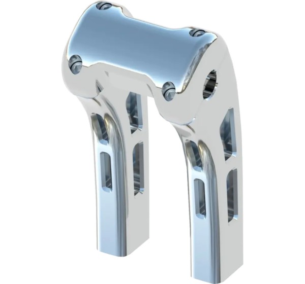 MAGNUM SHIELDING Risers - RISER W/1.25 CLAMP GHOST 8 CHR
