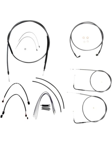 MAGNUM SHIELDING Bowdenzüge für Harley Davidson FXDB 1690 2014-2017