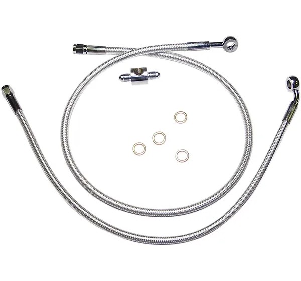 MAGNUM SHIELDING Brems- & Kupplungsleitungen für Harley Davidson FLSTC 1340 1988-1999