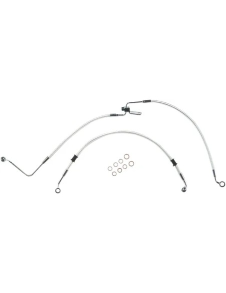 MAGNUM SHIELDING Brems- & Kupplungsleitungen für Harley Davidson FLSTFB 1690 ABS 2012-2014