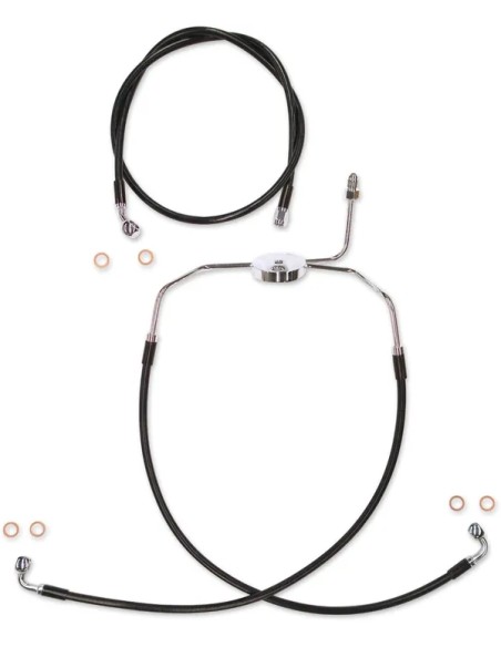 MAGNUM SHIELDING Brems- & Kupplungsleitungen für Harley Davidson FLHT 1450 1999-2006