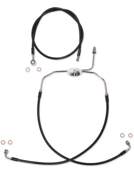 MAGNUM SHIELDING Brems- & Kupplungsleitungen für Harley Davidson FLHR 1450 1999-2006