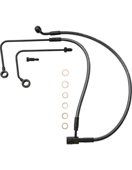 MAGNUM SHIELDING Brems- & Kupplungsleitungen für Harley Davidson FLSTFB 1690 ABS 2012-2017