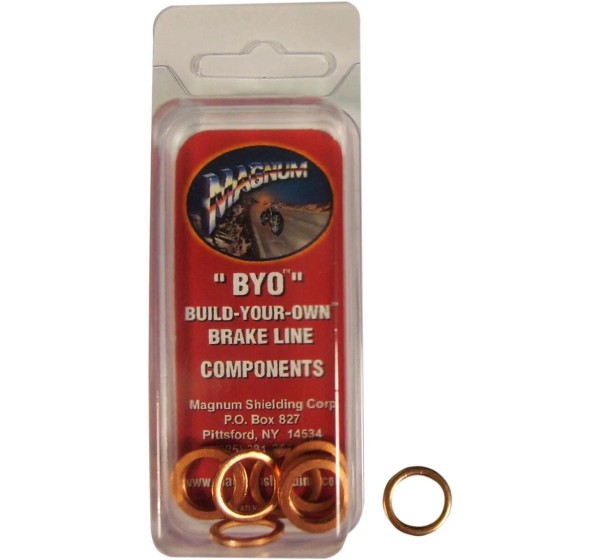 MAGNUM SHIELDING Montagematerial & Zubehör - WASHER COPPER 10MM 10PK
