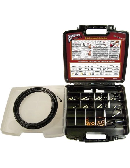 MAGNUM SHIELDING Brems- & Kupplungsleitungen - BYO BRAKE KIT DELUXE BLK