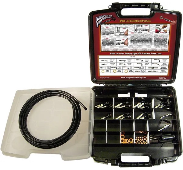 MAGNUM SHIELDING Brems- & Kupplungsleitungen - BYO BRAKE KIT DELUXE BLK