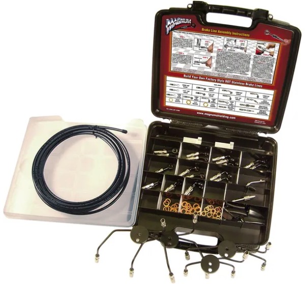 MAGNUM SHIELDING Brems- & Kupplungsleitungen - BYO BRAKE KIT MASTER BLK