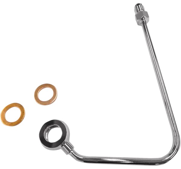 MAGNUM SHIELDING Brems- & Kupplungsleitungen - BANJO BRAKE ABS CHROME