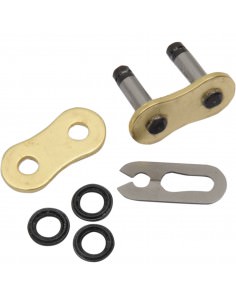 MOOSE RACING KETTE 520-FB CLIP VERBINDUNGSGLIED / GOLD 2