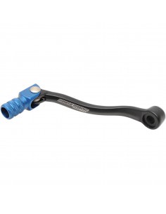 MOOSE RACING SCHALTHEBEL KLAPPBAR GESCHMIEDETES ALUMINIUM BLAU 2