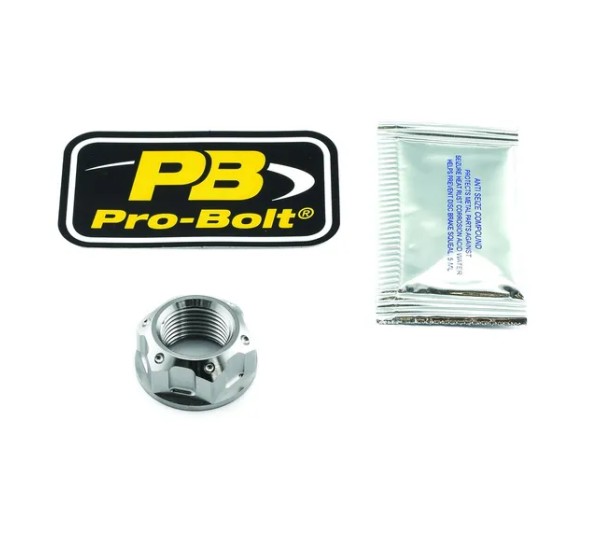 PRO BOLT Achsen - NUT REAR AXLE 25X1.5 TIT