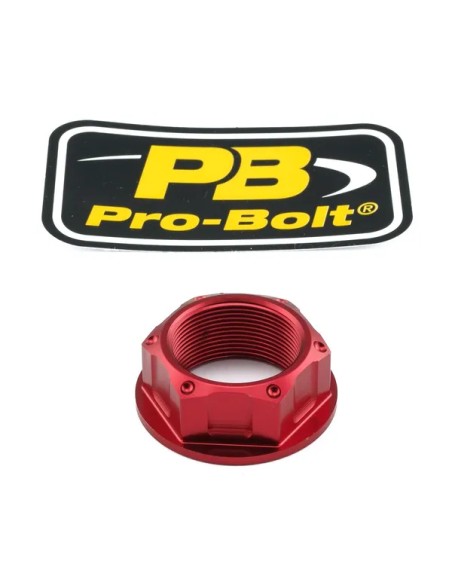 PRO BOLT Federung vorne - NUT TOP YOKE M24X1.00 RED