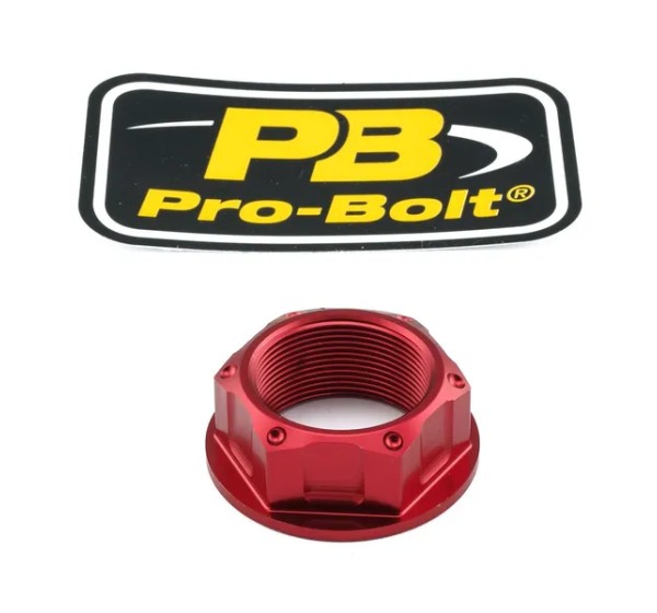 PRO BOLT Federung vorne - NUT TOP YOKE M24X1.00 RED