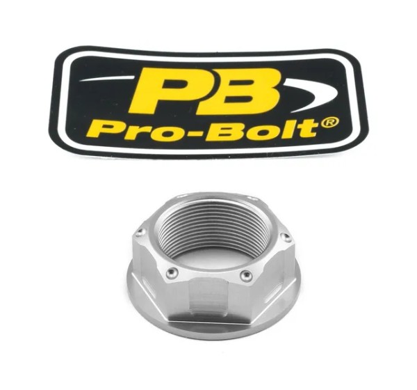 PRO BOLT Federung vorne - NUT TOP YOKE M24X1.00 SILVER
