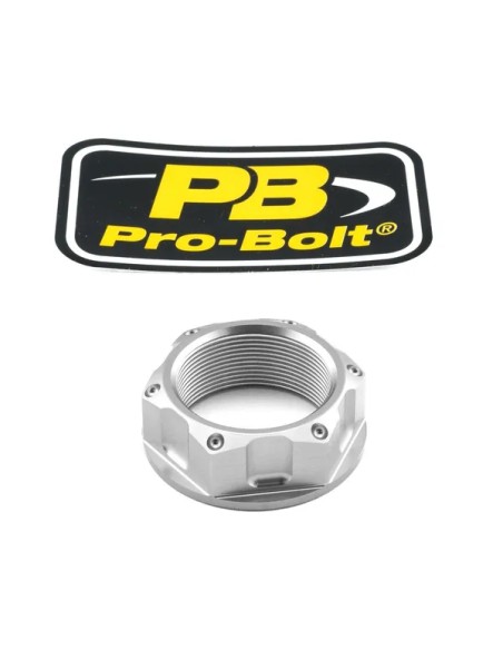 PRO BOLT Federung vorne - NUT TOP YOKE M28X1.00 SILVER