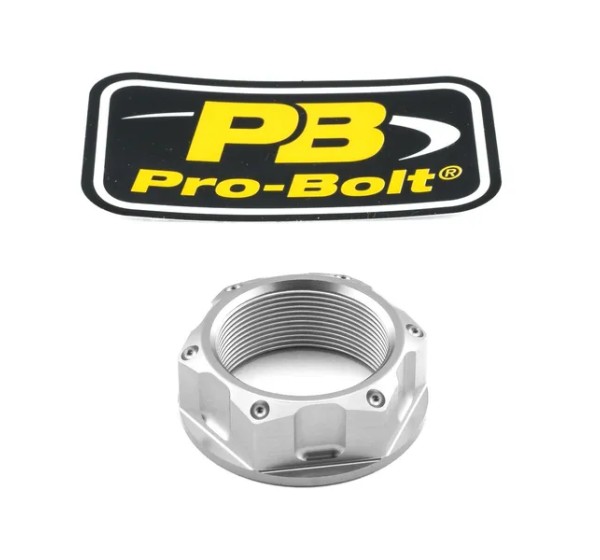 PRO BOLT Federung vorne - NUT TOP YOKE M28X1.00 SILVER