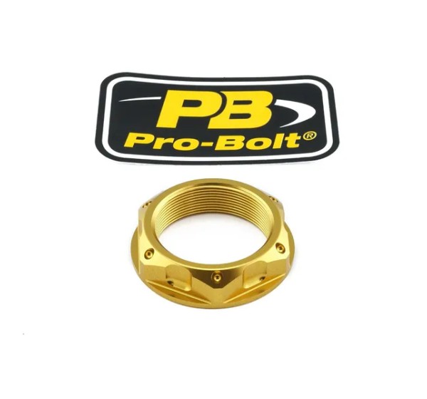 PRO BOLT Federung vorne - NUT TOP YOKE M33X1.00 GOLD