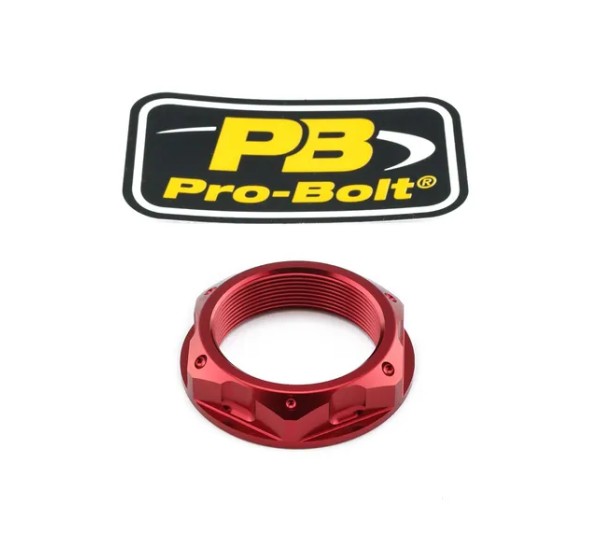 PRO BOLT Federung vorne - NUT TOP YOKE M33X1.00 RED