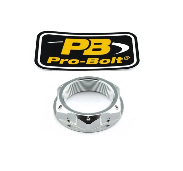 PRO BOLT Federung vorne - NUT TOP YOKE M33X1.00 SILVER