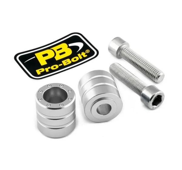 PRO BOLT Stummellenker & Lenkerenden - BAR END ALU BMW SILVER