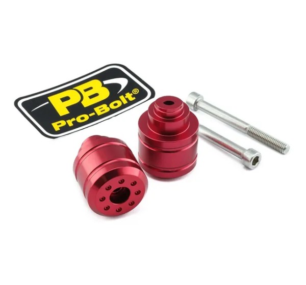 PRO BOLT Stummellenker & Lenkerenden - BAR END ALU HONDA 10 RED