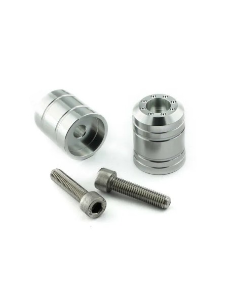 PRO BOLT Stummellenker & Lenkerenden - BAR END KAW 10 8X35 SILVER