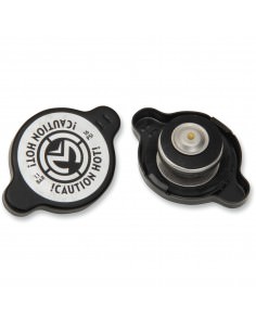 MOOSE RACING KÜHLERDECKEL 1.1 BAR SCHWARZ 2