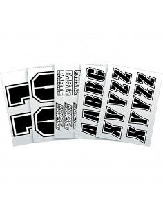 MOOSE RACING SIEBDRUCKTRANSFERS JERSEY NUMMERN KIT 2