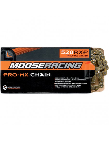 MOOSE RACING KETTE 520-RXP CLIP VERBINDUNGSGLIED / GOLD