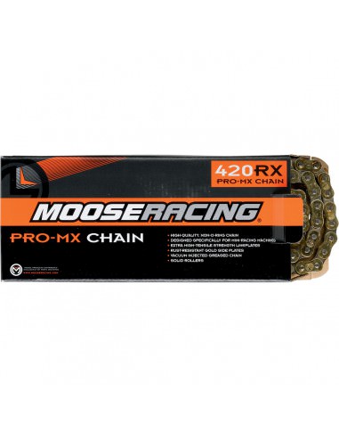 MOOSE RACING KETTE 420-RXP / 116 GLIEDER / PRO-MX / GOLD