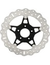 FSD Serie Edelstahl Vordere Bremsscheibe für Big Twins