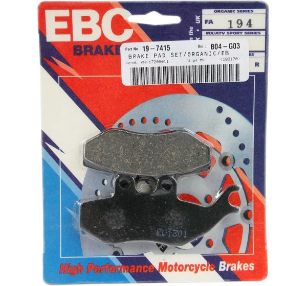 EBC Bremsbeläge & Bremsbacken - Detailansicht