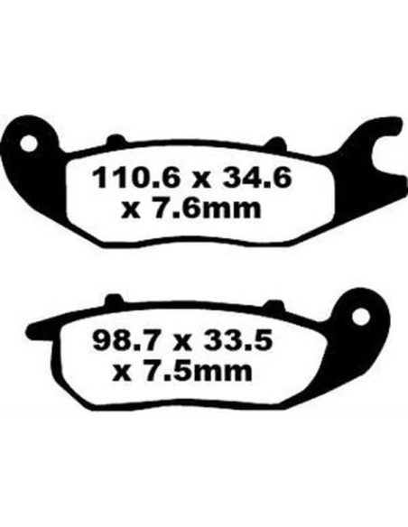 EBC Bremsbeläge & Bremsbacken für HONDA ANF 125 2007-2011