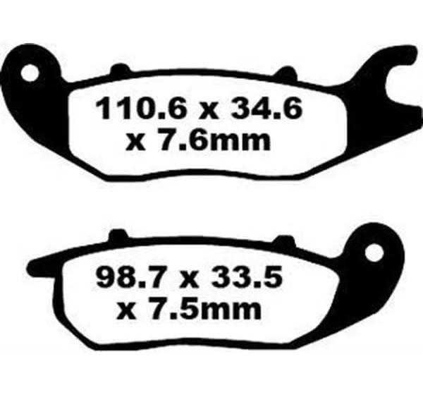 EBC Bremsbeläge & Bremsbacken für HONDA ANF 125 2007-2011