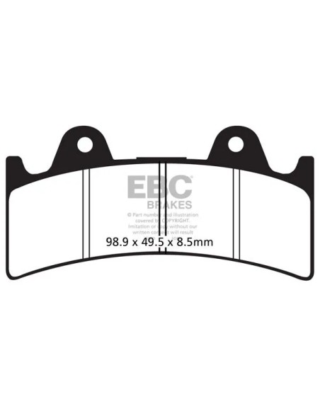 EBC Bremsbeläge & Bremsbacken - BRAKE PAD FA SER ORGANIC