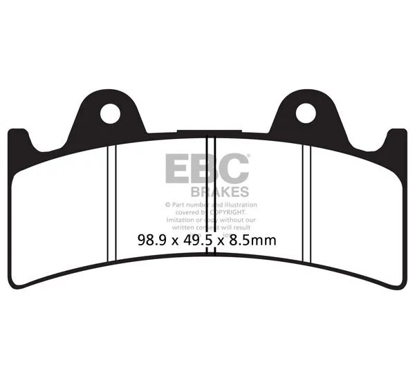 EBC Bremsbeläge & Bremsbacken - BRAKE PAD FA SER ORGANIC