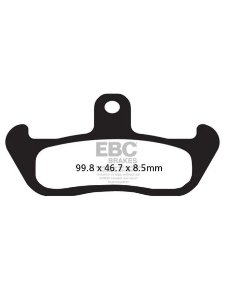 EBC Bremsbeläge & Bremsbacken für HUSQVARNA WR 240 1987-1991