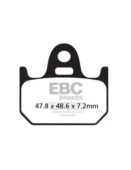 EBC Bremsbeläge & Bremsbacken für YAMAHA TZ 250 1989-2008
