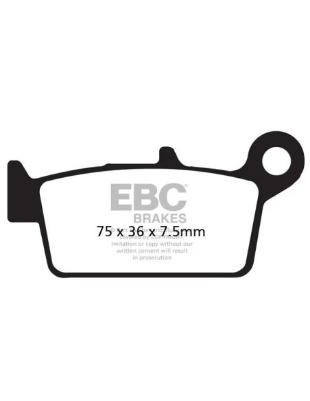 EBC Bremsbeläge & Bremsbacken für HONDA NSR 75 1992-2000