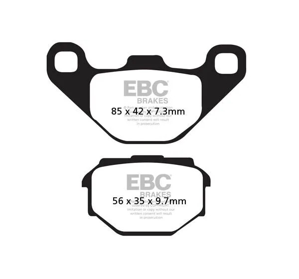 EBC Bremsbeläge & Bremsbacken für MALAGUTI F10 50 1991-1993
