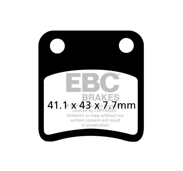 EBC Bremsbeläge & Bremsbacken für DAELIM S-FIVE 50 2001-2012