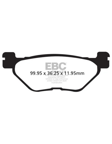 EBC Bremsbeläge & Bremsbacken für YAMAHA XP 530 T-Max ABS 2012-2019