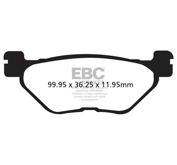 EBC Bremsbeläge & Bremsbacken für YAMAHA XP 530 T-Max ABS 2012-2019