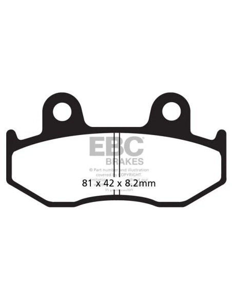 EBC Bremsbeläge & Bremsbacken für SUZUKI AN 250 1998-2001