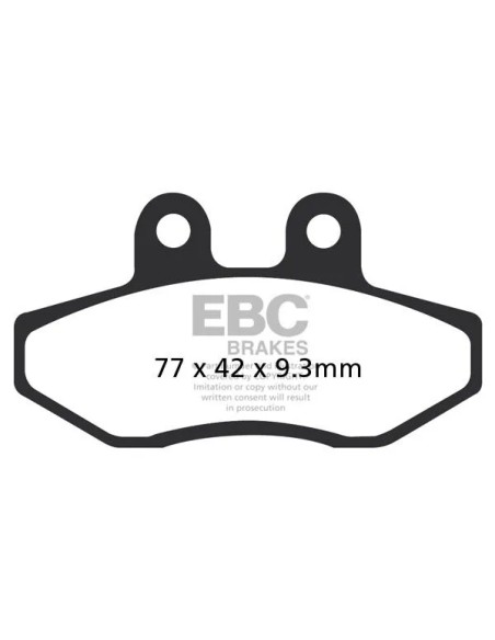 EBC Bremsbeläge & Bremsbacken für YAMAHA XC 125 C 2004-2010
